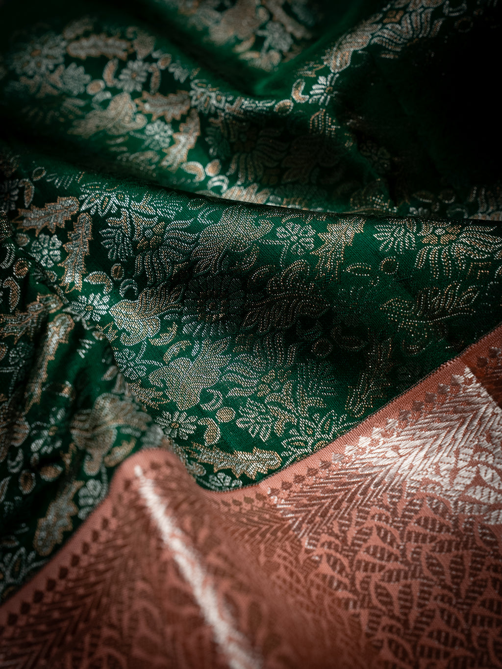 Green saree